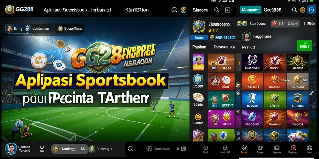 Tampilan gameplay Sportsbook GG288 yang menarik dan interaktif.