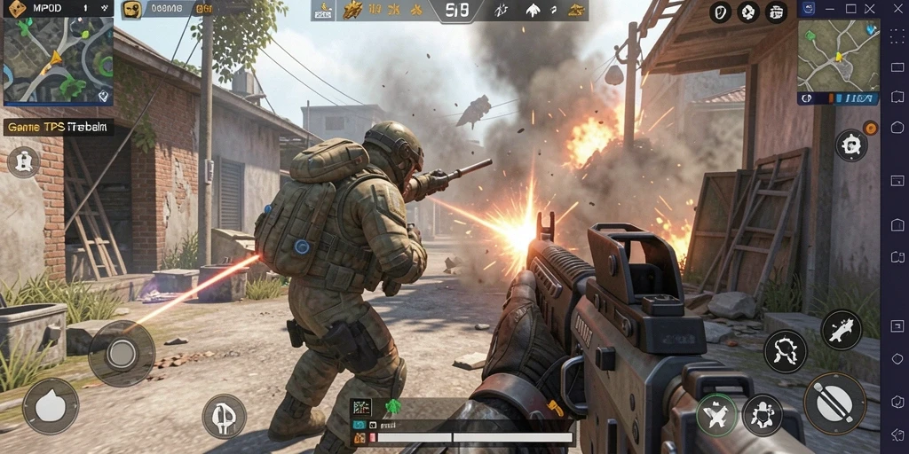 Screenshot MPOID menampilkan gameplay yang intens dan mendebarkan.