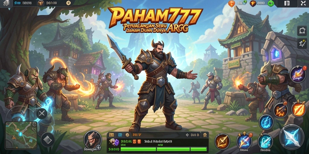 Tampilan menarik dalam gameplay ARPG PAHAM777 yang penuh aksi.