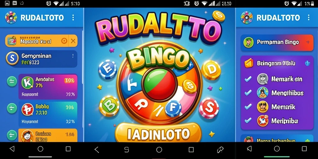 Screenshot gameplay RUDALTOTO yang menunjukkan suasana Bingo yang seru.
