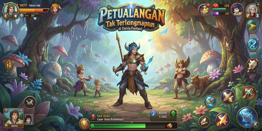 Tampilan gameplay VIO77 dengan aksi petualangan yang seru.