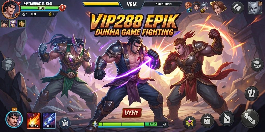 Tampilan pertarungan nyata dalam gameplay VIP288 yang mendebarkan.