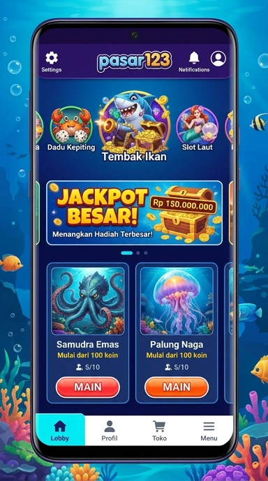 Proses pengunduhan aplikasi yang cepat dan aman di pasar123.